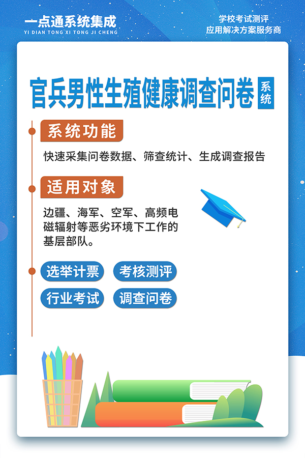 《官兵男性生殖健康調(diào)查問(wèn)卷系統(tǒng)》